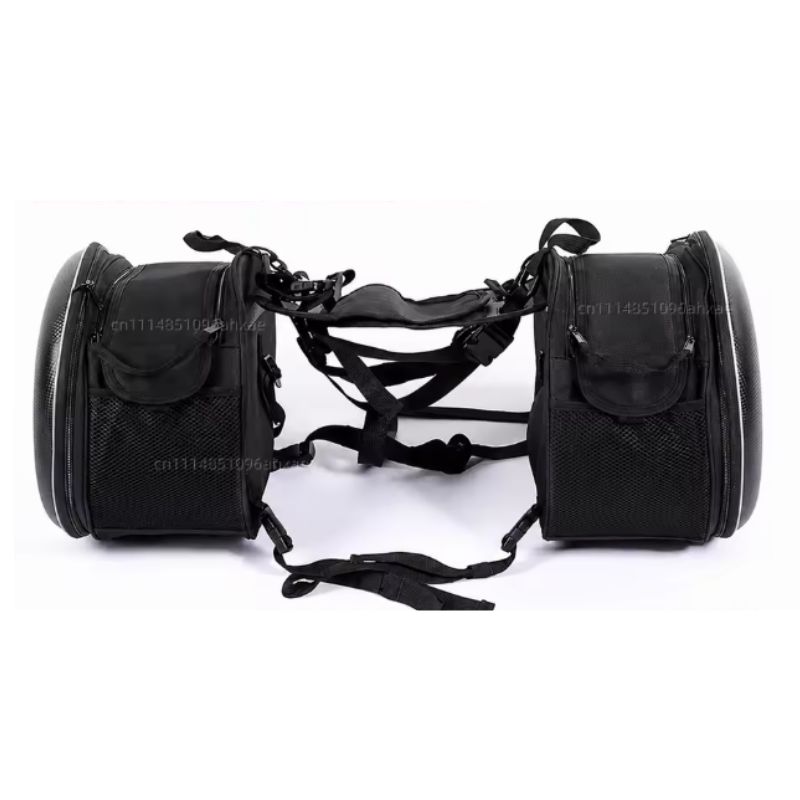 Bolsa Alforje Lateral Moto 58L Universal Expansível - Imagem de detalhe 2