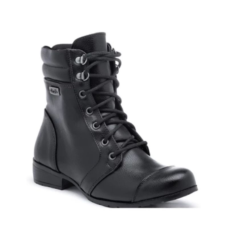 Bota Coturno Feminina Salto Grosso - Imagem de detalhe 1
