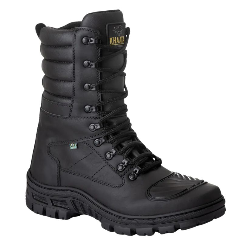 Bota Coturno Militar Khaata Zíper Premium