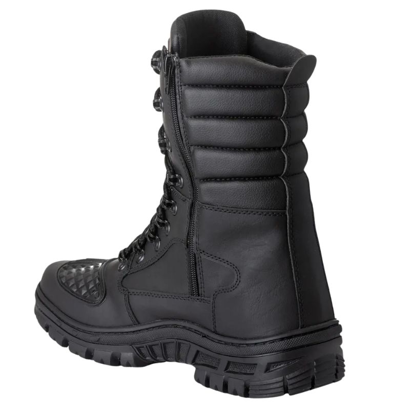 Bota Coturno Militar Khaata Zíper Premium - Imagem de detalhe 2