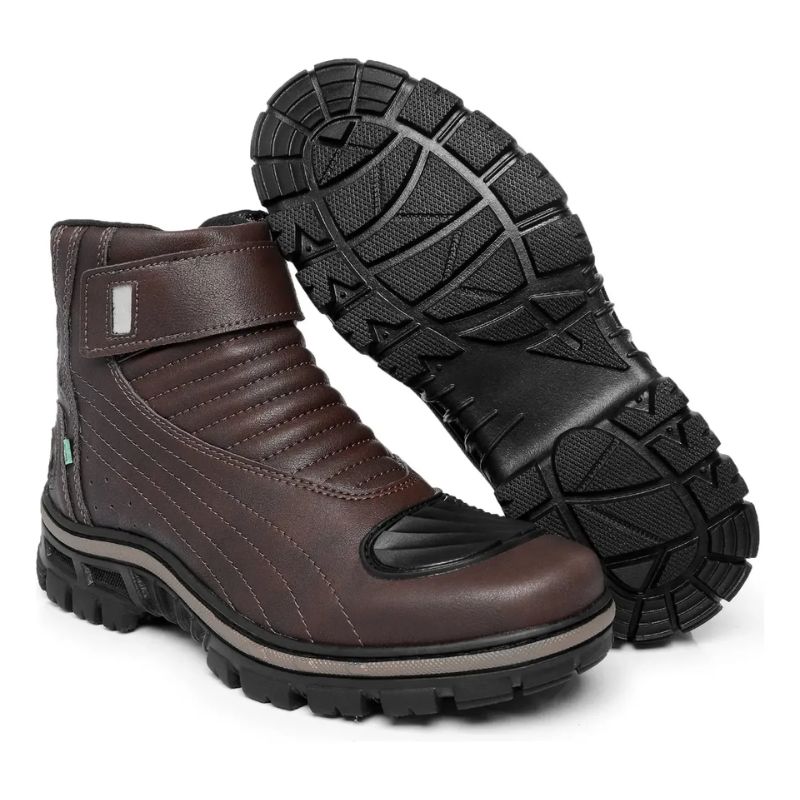 Bota Masculina Motociclista Marotto 8900 - Imagem de detalhe 1