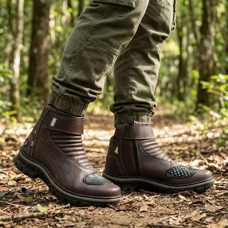 Bota Masculina Motociclista Marotto 8900 - Imagem de detalhe 4