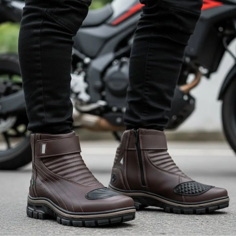Bota Masculina Motociclista Marotto 8900 - Imagem de detalhe 5