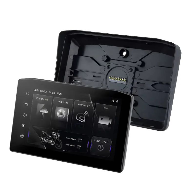 Central Multimídia para Moto Ekiy M8 com Câmera - Imagem de detalhe 6