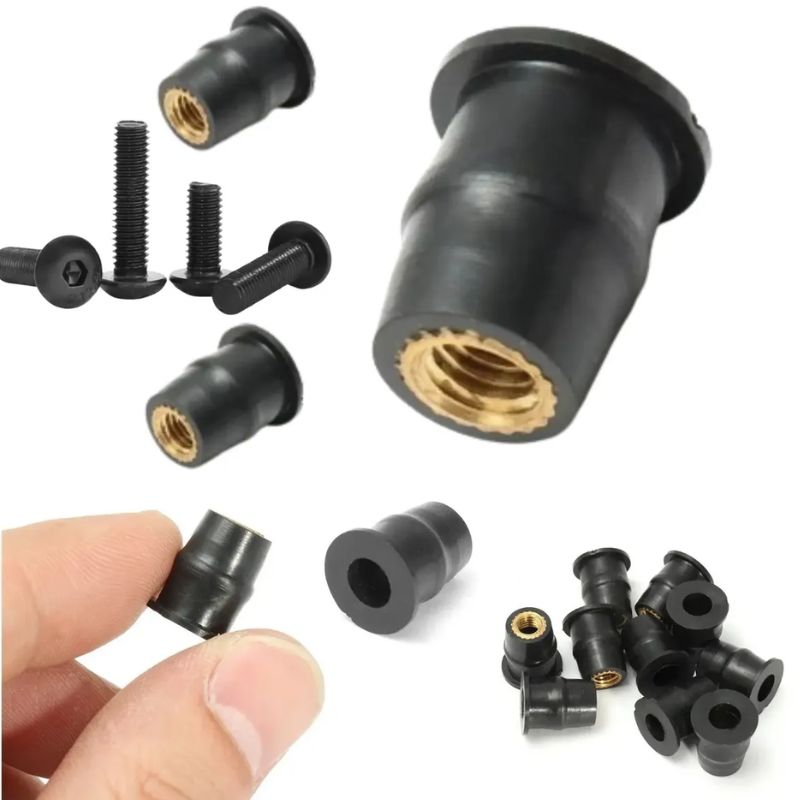 Kit 4 Parafusos Metal e Bucha Bolha Xmax Nmax - Imagem de detalhe 1