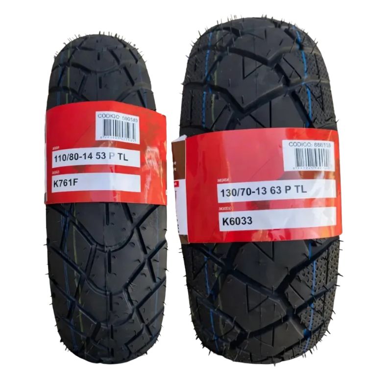Par de Pneus Kenda K761 e K6033 Honda ADV 150 e PCX 160