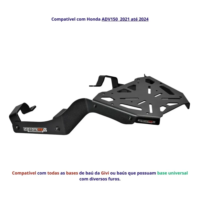 Bagageiro Suporte De Bau Superior Honda Adv 150 Coyote