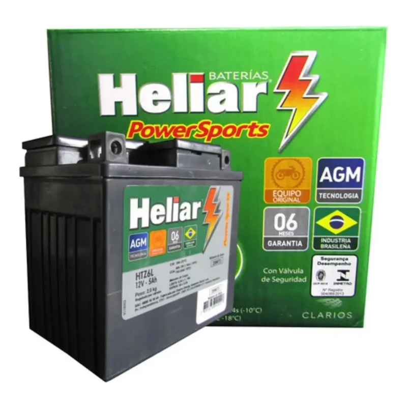 Bateria Heliar Para Yamaha Nmax 160