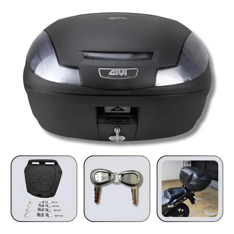 Bau Bauleto Givi E470nt Simply 47 Litros Monolock Fume