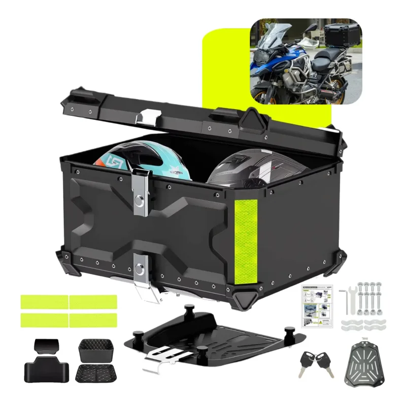 Baú para Moto 65L Alumínio Universal Knack