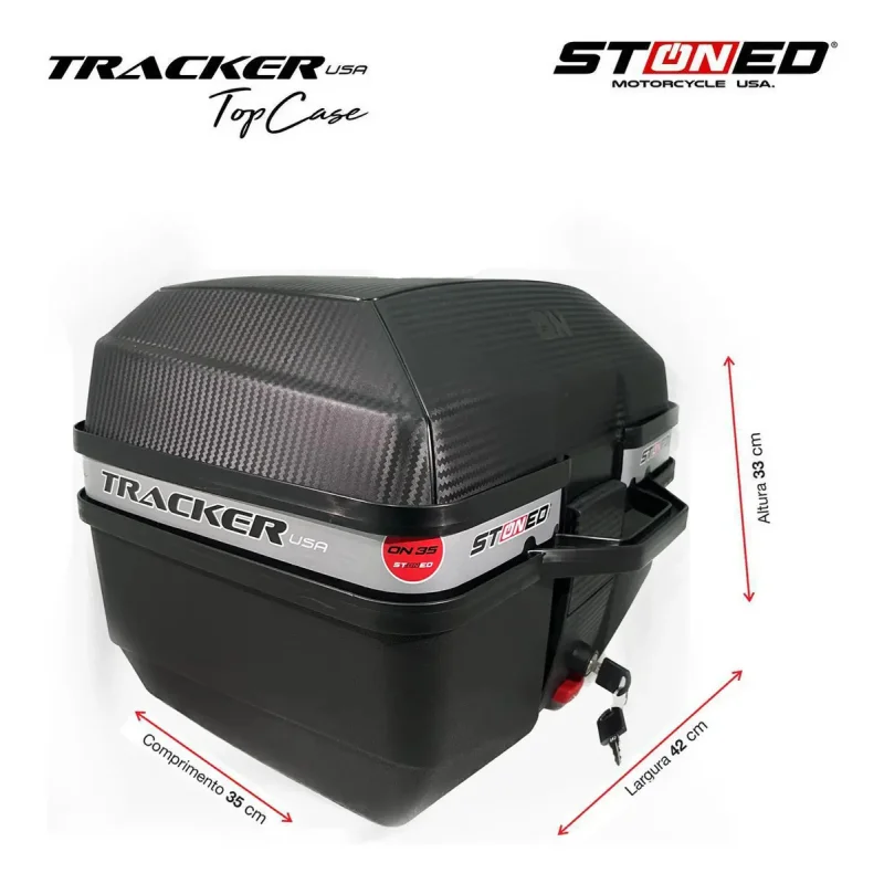 Bauleto Stoned Tracker 35 Litros Para Scooter E Moto