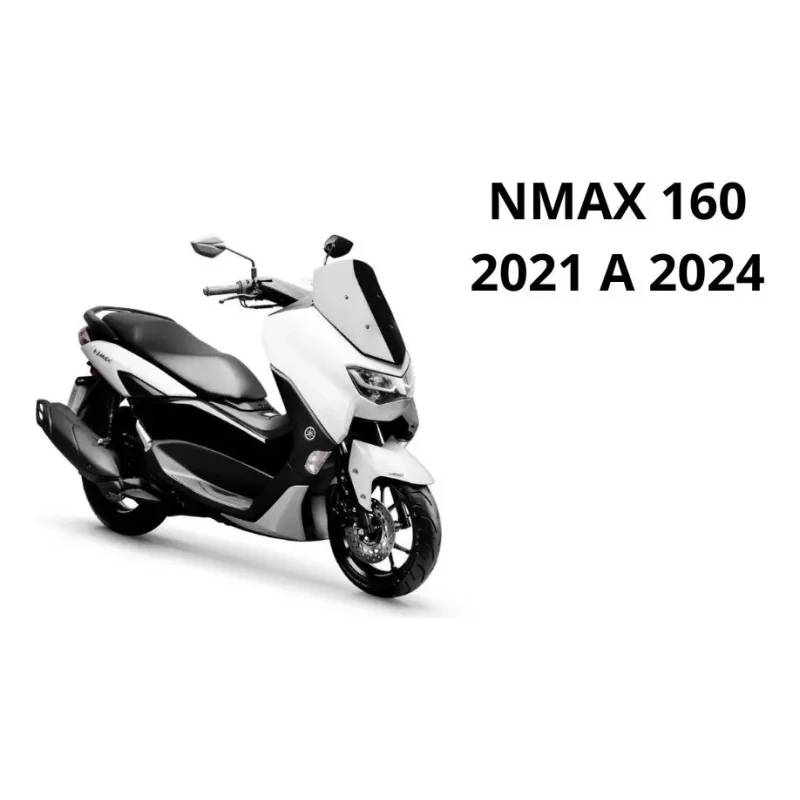 Bolha Para Brisa Alto Cristal Yamaha Nmax 160 2021 A 2024