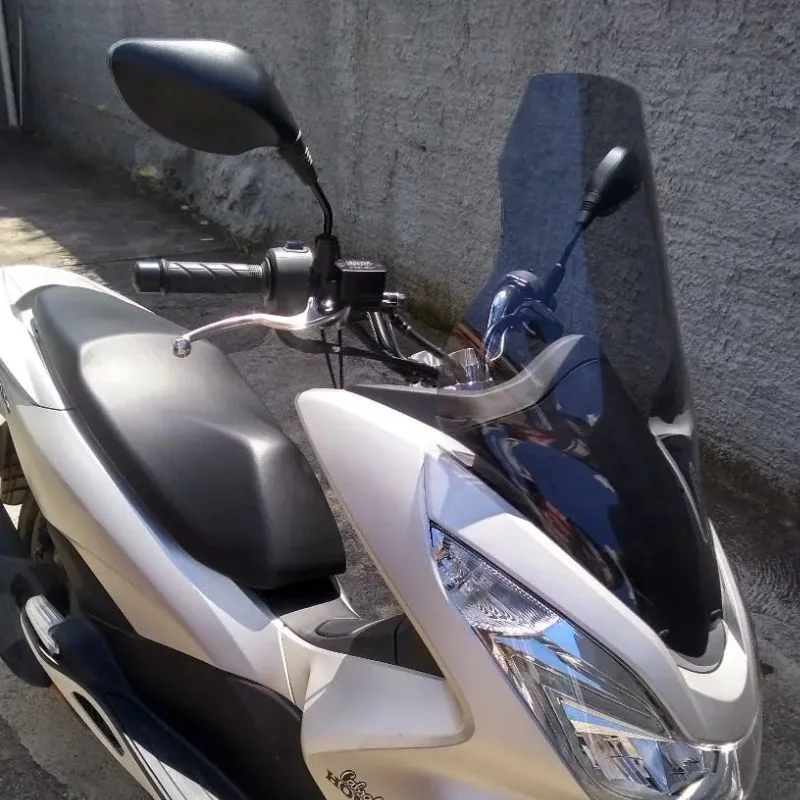 Bolha Pcx 150 2016 A 2018 Alongada 60cm Fume Claro Bolhacia
