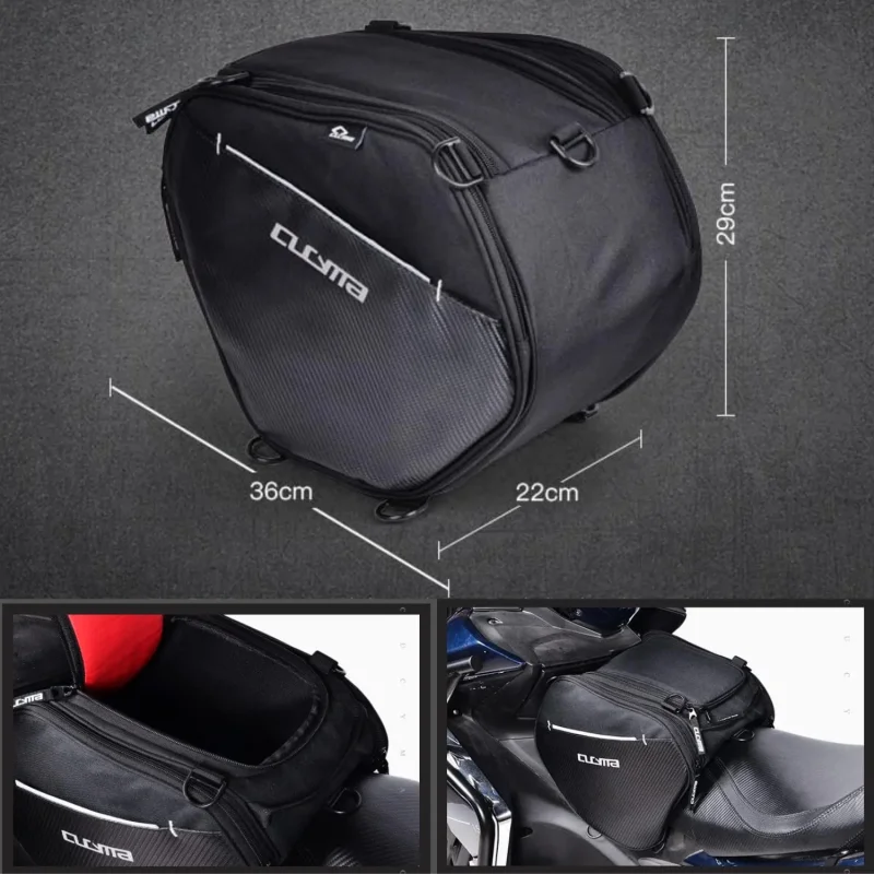 Bolsa Central Para Scooter 27 Litros Moto Coringa