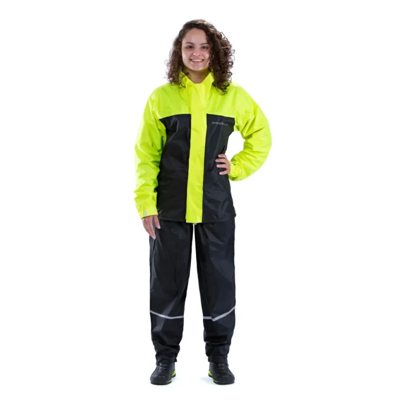 Capa De Chuva Moto Pantaneiro Linha Luxo Amarela E Preta