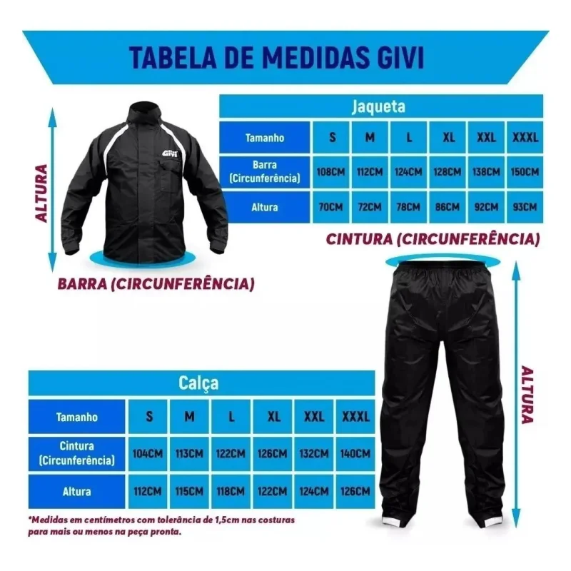 Capa De Chuva Motoqueiro Givi Vermelha
