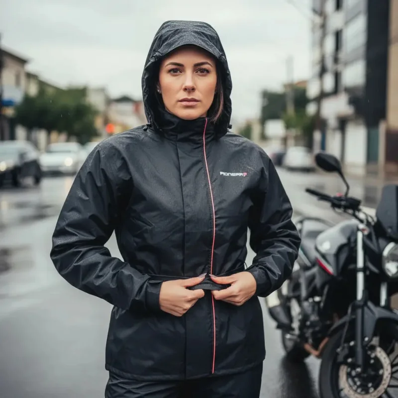 Capa De Chuva Nylon Moto Pioneira Impermeavel Leve