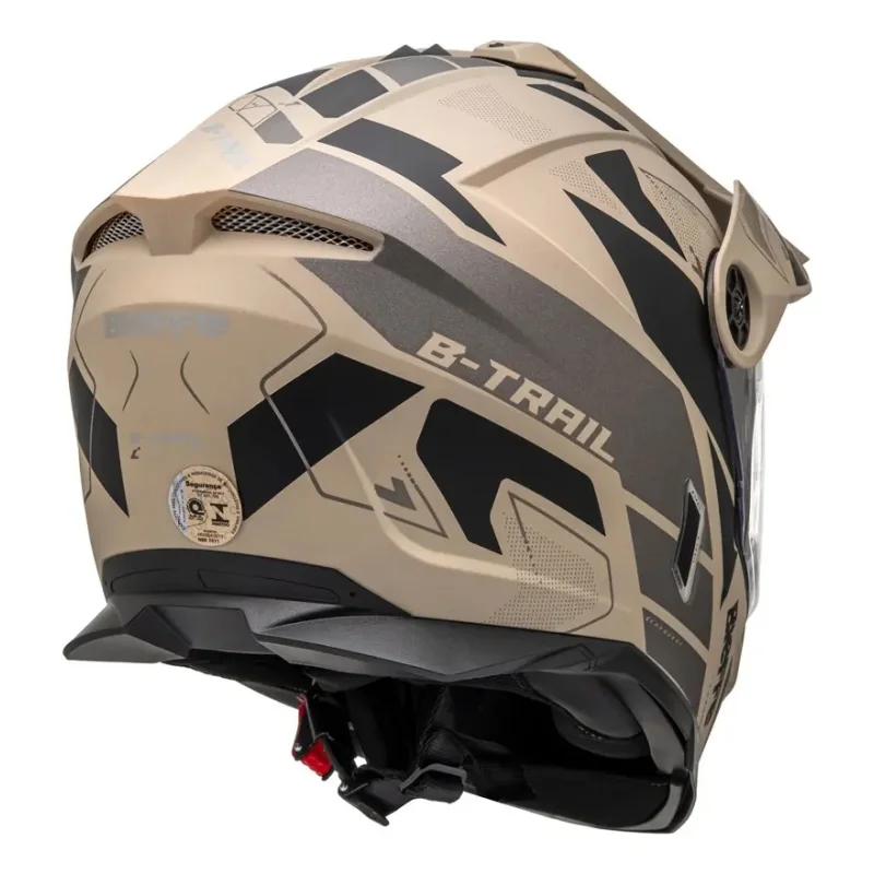Capacete Bieffe B Trail Conquest Bege Fosco