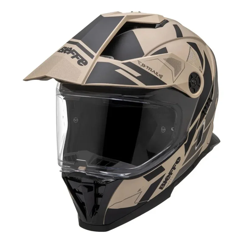 Capacete Bieffe B Trail Conquest Bege Fosco
