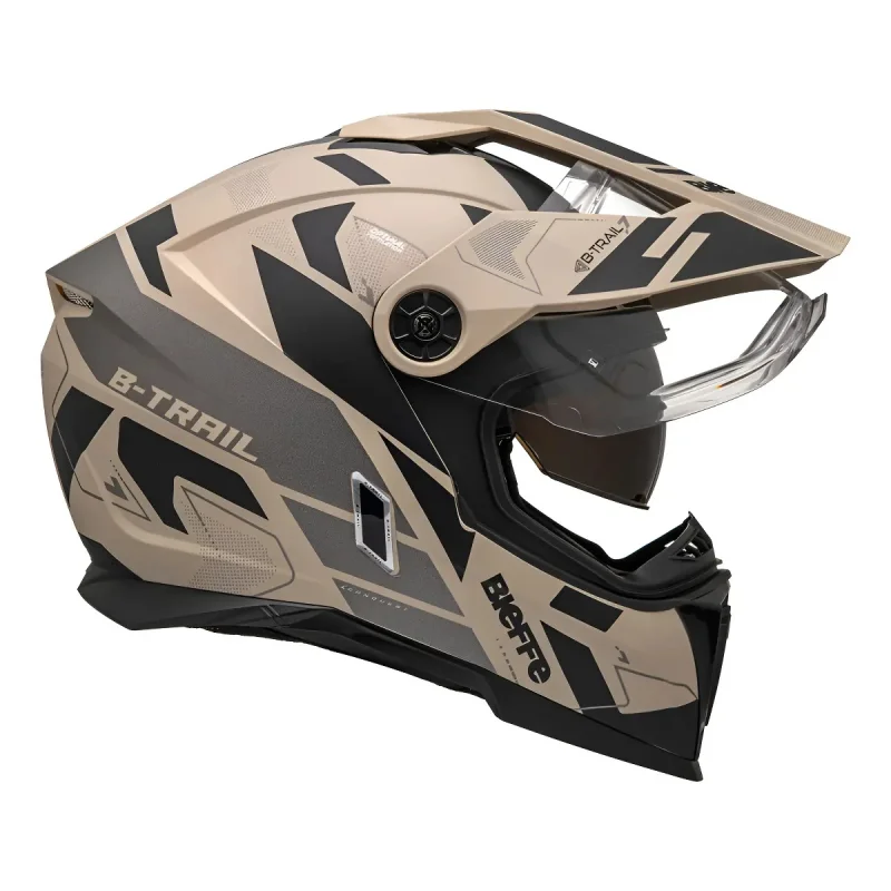 Capacete Bieffe B Trail Conquest Bege Fosco