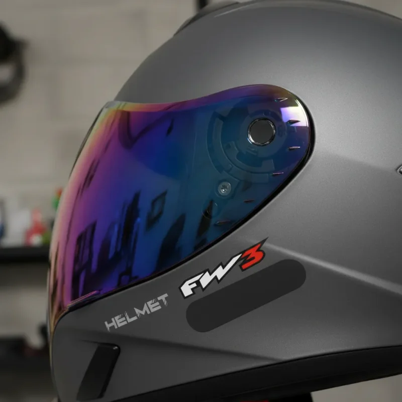 Capacete Fechado Fw3 Venon Com Viseira Revo E Culos Interno
