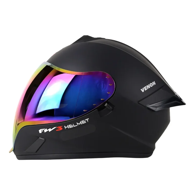 Capacete Fechado Fw3 Venon Com Viseira Revo E Culos Interno