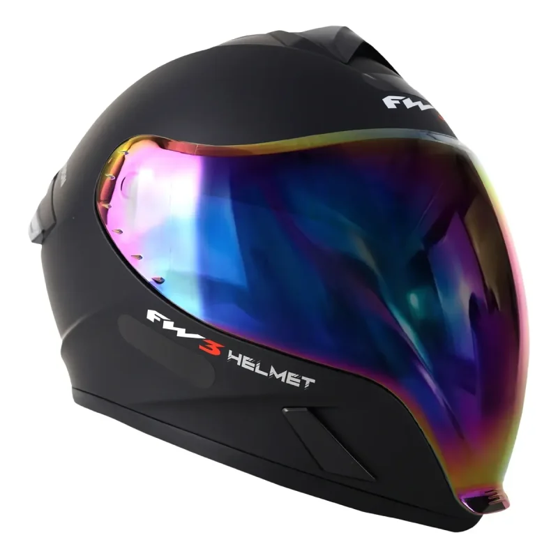 Capacete Fechado Fw3 Venon Com Viseira Revo E Culos Interno