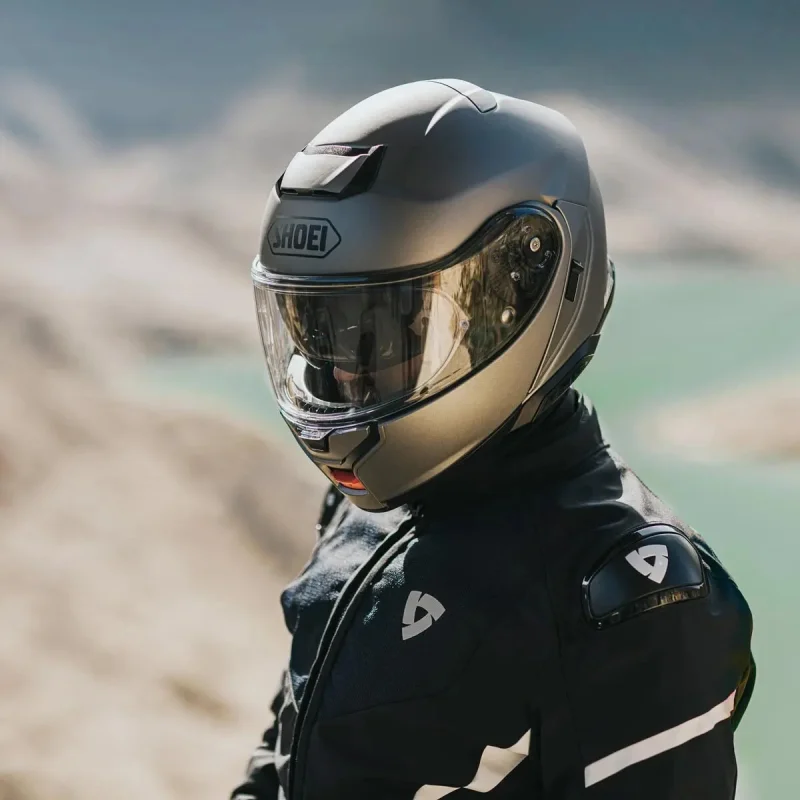 Capacete Shoei Neotec 3 Cinza Cardo Spirit Hd Duplo