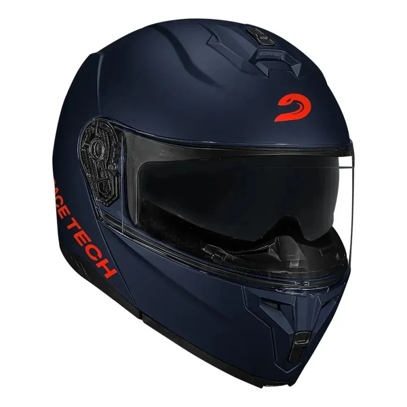 Capacete Signal Monocolor Race Tech Azul Monocolor Fosco