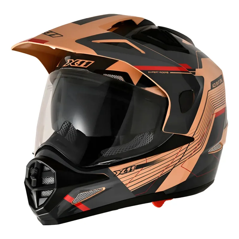 Capacete X11 Crossover ADV Areia Brilho