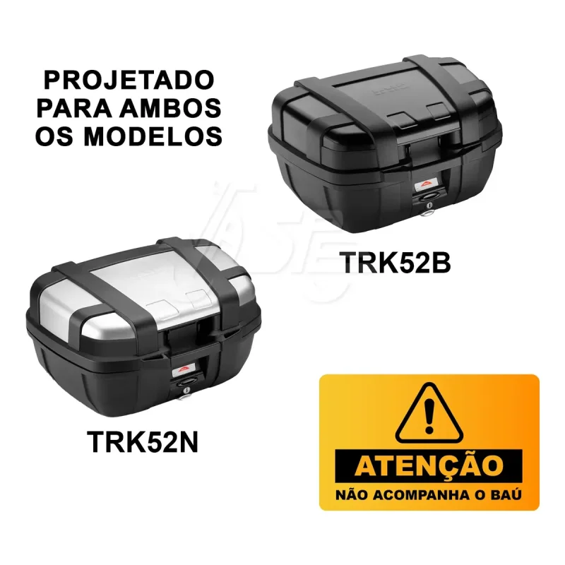 Forracao Bau Givi Trk52 Trekker 52 Litros Jaspe Atelie