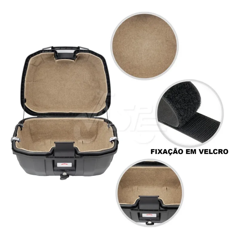 Forracao Bau Givi Trk52 Trekker 52 Litros Jaspe Atelie