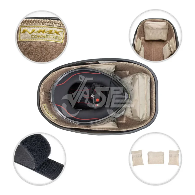 Forracao De Bau Yamaha Nmax 2025 Connected Jaspe Atelie Bege