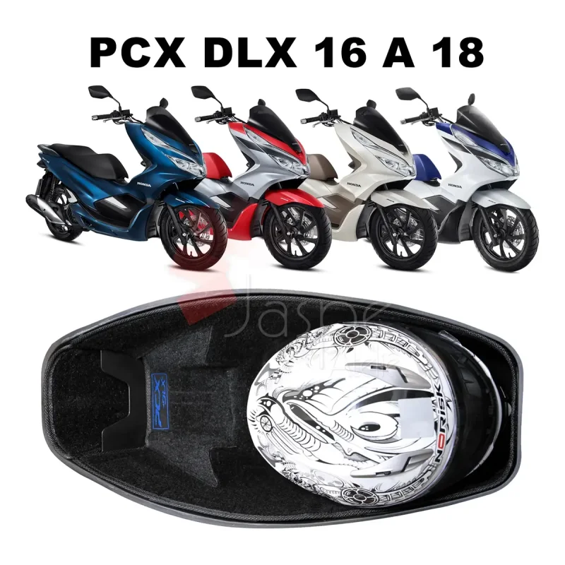 Forro De Bau Honda Pcx 2016 A 2018 Preto Jaspe Atelie