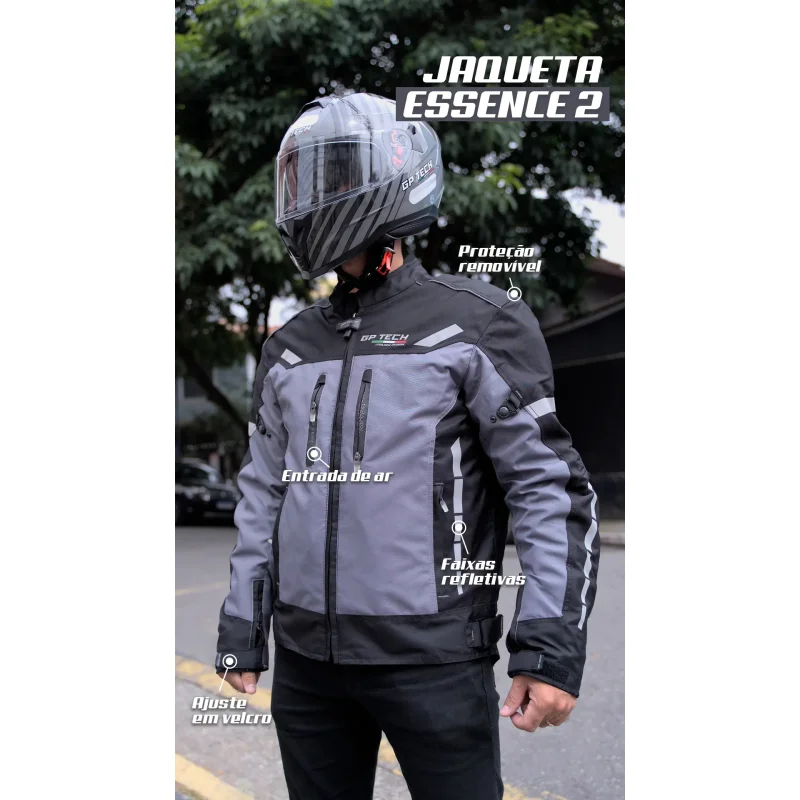Jaqueta Motociclista Gp Tech Essence 2 600d