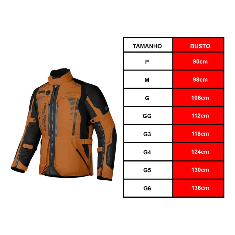 Jaqueta X11 Expedition Cerrado Marrom