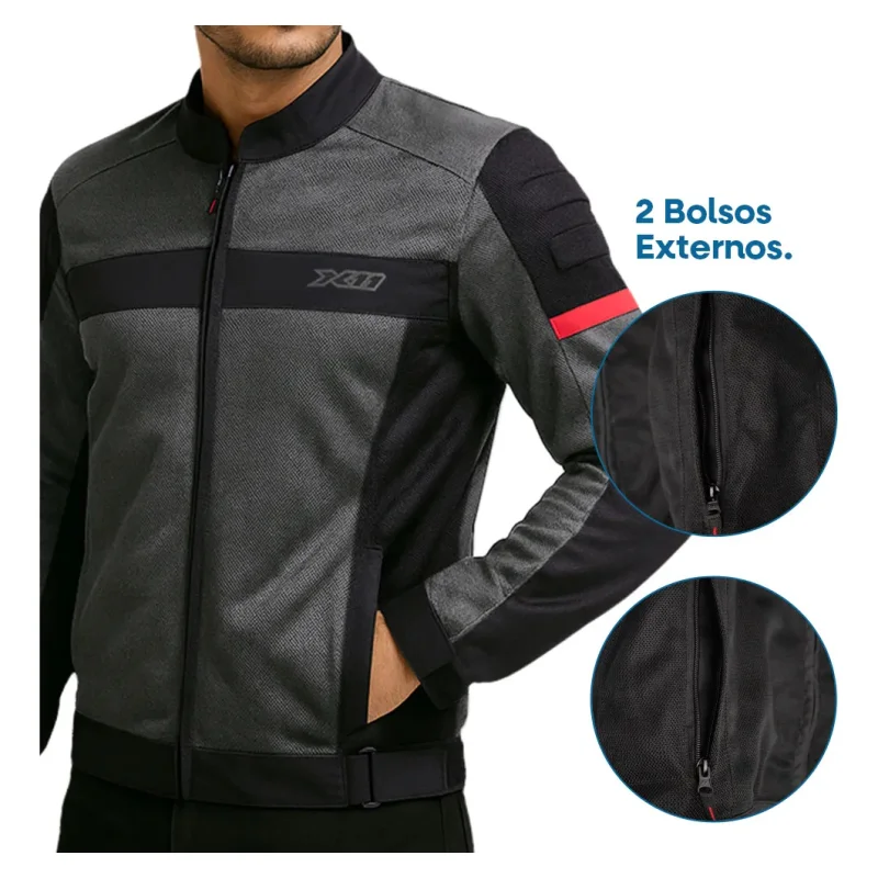 Jaqueta X11 Super Air Masculina Ventilada Com Protecao Ce