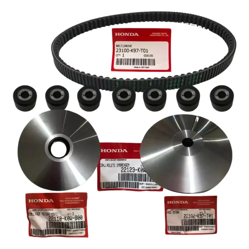 Kit Correia Polias Roletes Adv 150 Original Honda