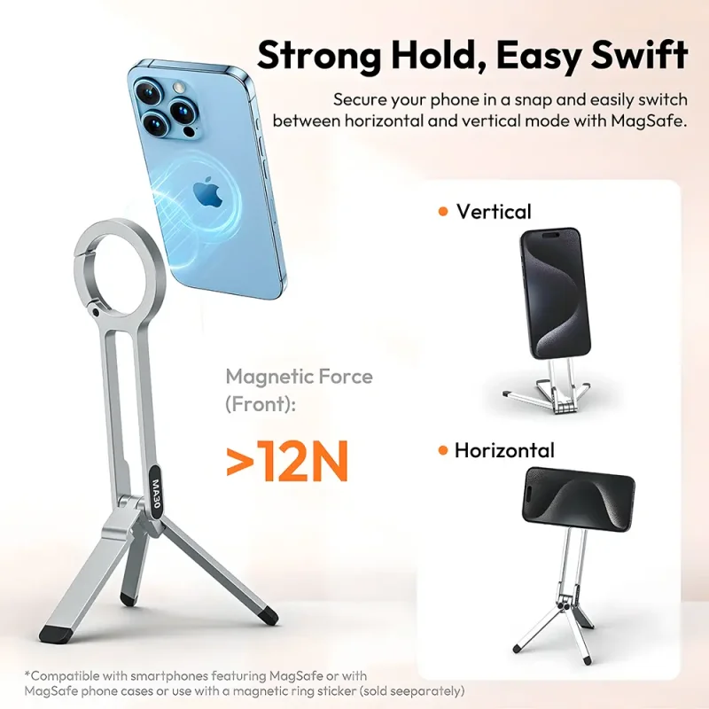 Mini Tripe Magnetico Ulanzi Ma30 Para Smartphone