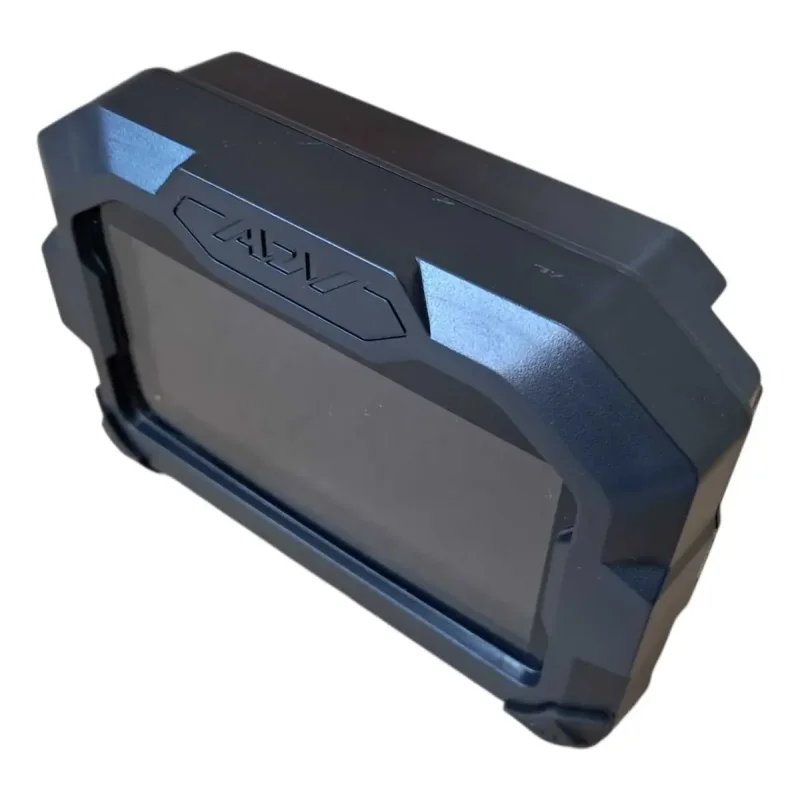 Detalhe da tela digital LCD e carcaça do velocímetro Honda ADV 150