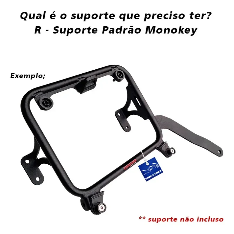 Par De Baus Laterais Scam 25 Litros Monokey S25 Abs