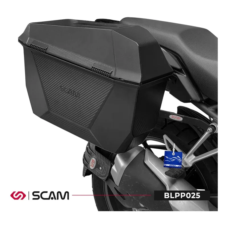 Par De Baus Laterais Scam 25 Litros Monokey S25 Abs