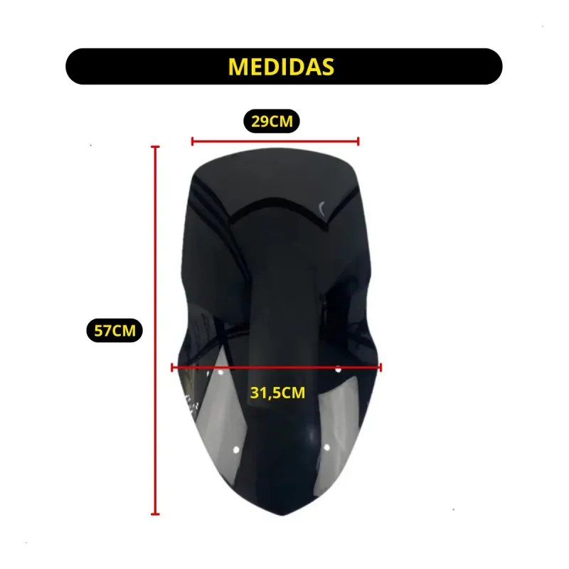 Parabrisa Bolha Nmax 160 2016 A 2020 Fume Alta