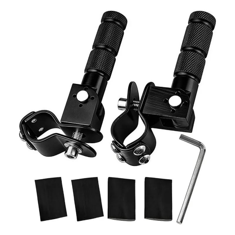 Pedaleira Moto Universal Antiderrapante Aluminio