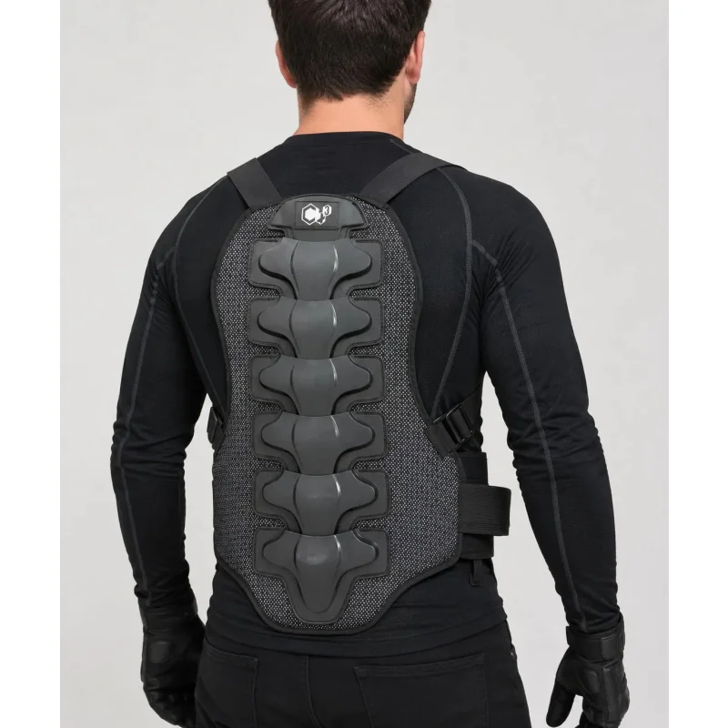 Protetor De Coluna Articulado Para Moto E Bike
