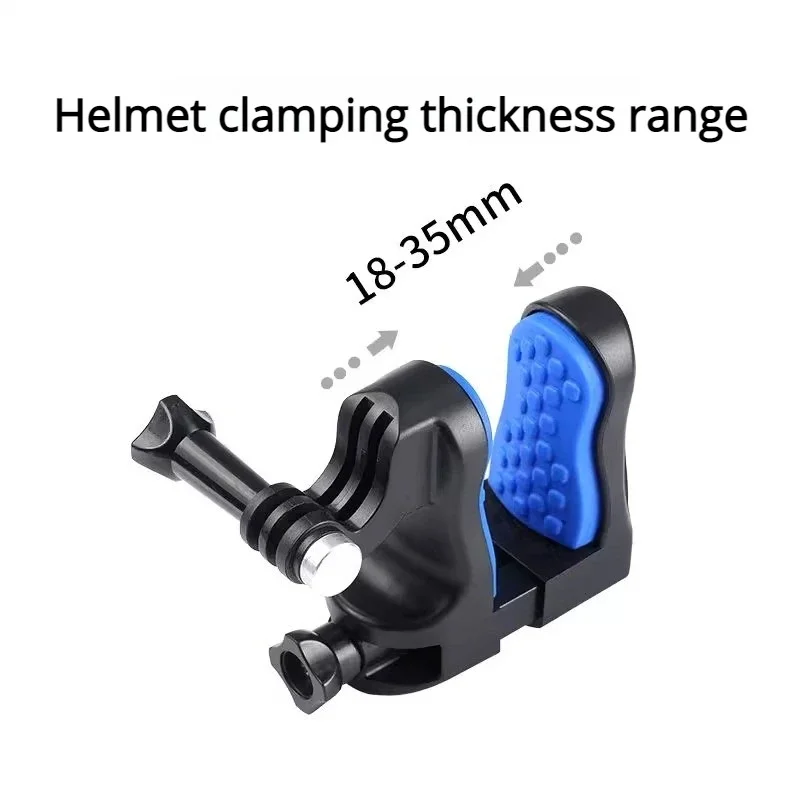 Suporte de Queixo para GoPro e Câmera de Ação com Clipe para Capacete