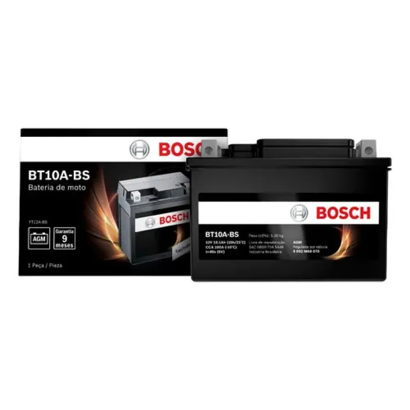 Bateria Bosch Bt10a Bs 12v 10ah Para X Adv 750