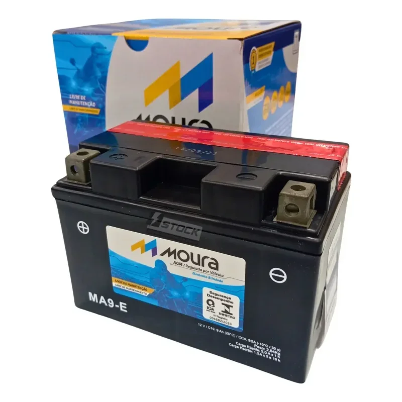 Bateria Moura Moto MA9-E 12V 9Ah YTX9-BS