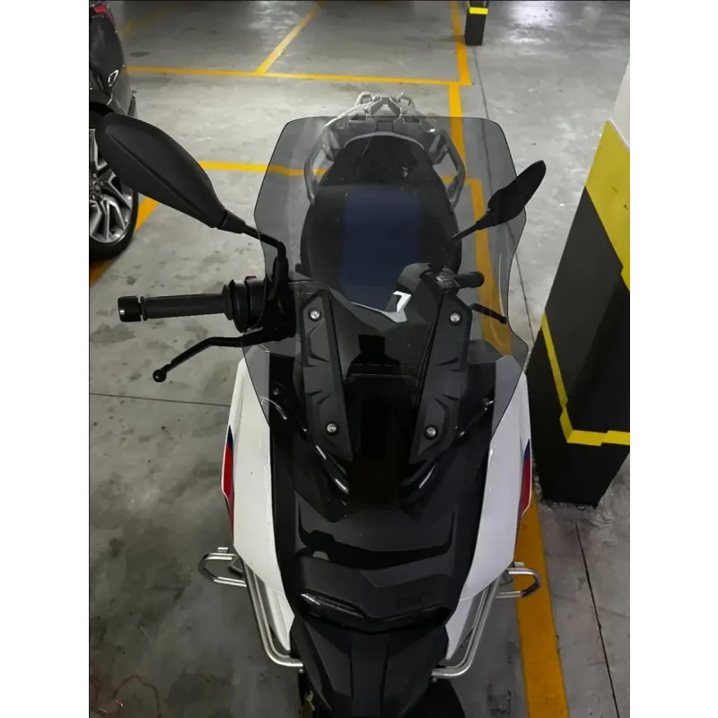 Bolha Parabrisa Bmw C400 X Acrilico Alongada Fume