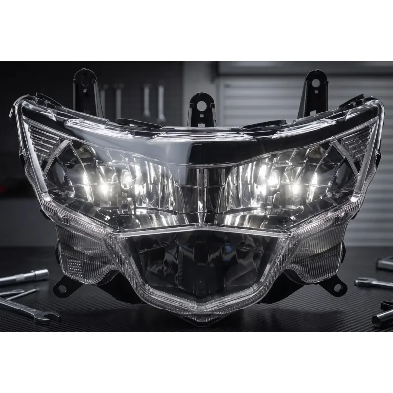 Farol Completo Neo 125 2017 A 2025 Com Chicote Speed Bikers